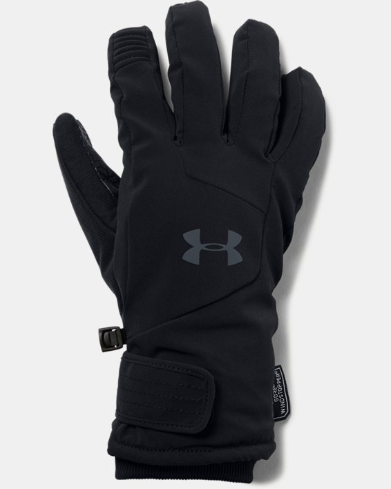 Men's UA Storm WINDSTOPPER® 2.0 Gloves, Black, pdpMainDesktop image number 0